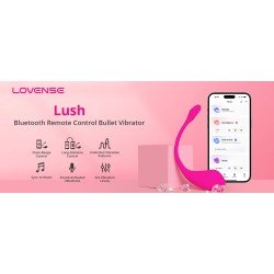 Lovense Lush, Bullet Vibrator, Strong Powerful & Wireless Smart Vibrator